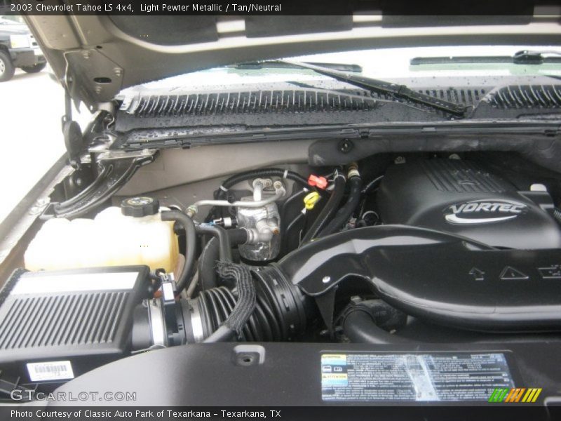 Light Pewter Metallic / Tan/Neutral 2003 Chevrolet Tahoe LS 4x4