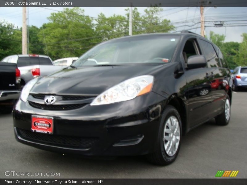 Black / Stone 2008 Toyota Sienna LE