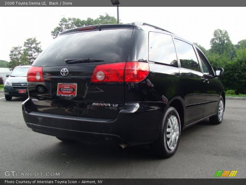 Black / Stone 2008 Toyota Sienna LE