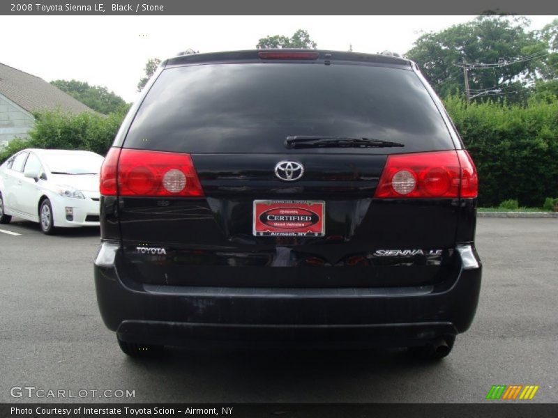 Black / Stone 2008 Toyota Sienna LE