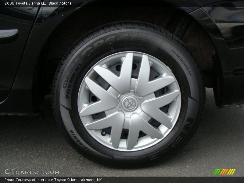 Black / Stone 2008 Toyota Sienna LE