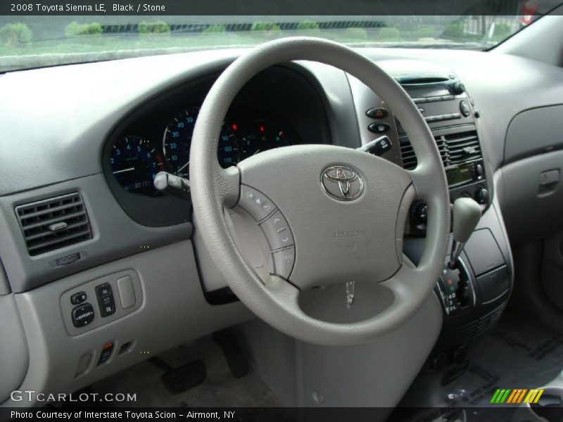 Black / Stone 2008 Toyota Sienna LE