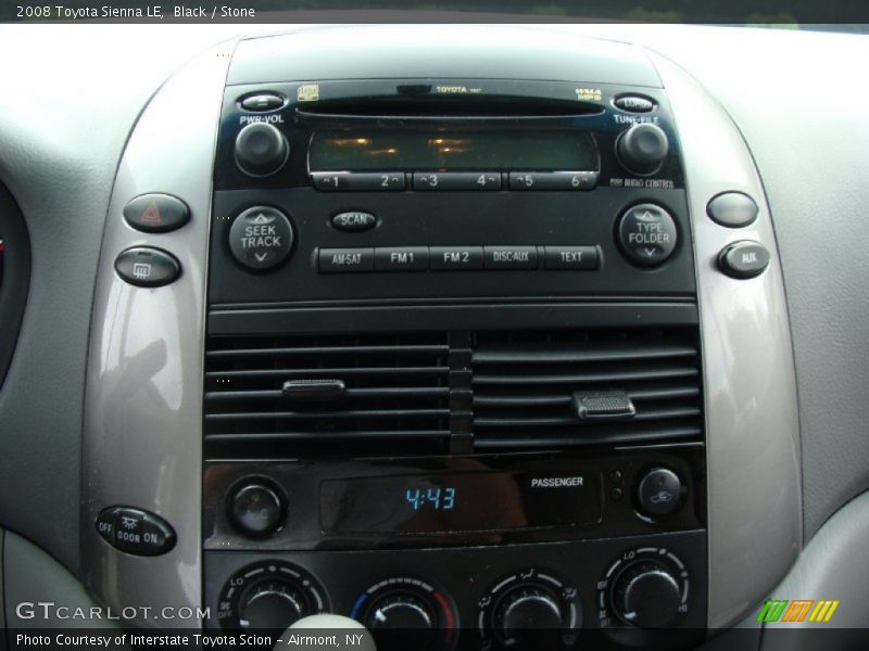 Black / Stone 2008 Toyota Sienna LE