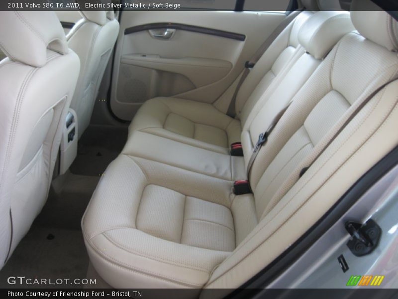  2011 S80 T6 AWD Soft Beige Interior