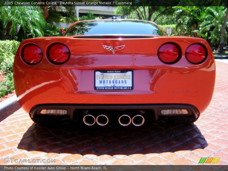 Daytona Sunset Orange Metallic / Cashmere 2005 Chevrolet Corvette Coupe