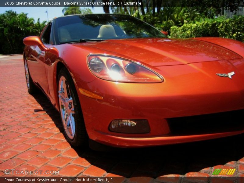 Daytona Sunset Orange Metallic / Cashmere 2005 Chevrolet Corvette Coupe