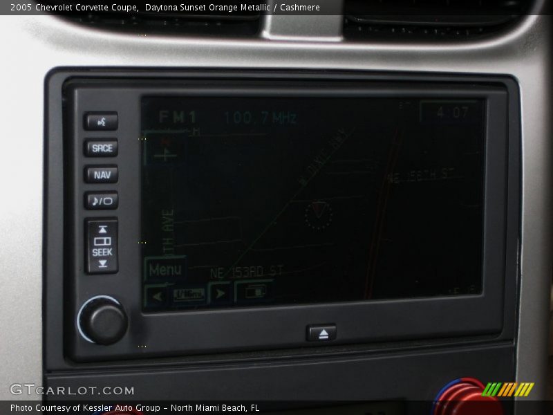 Controls of 2005 Corvette Coupe
