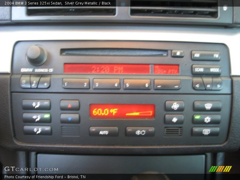 Silver Grey Metallic / Black 2004 BMW 3 Series 325xi Sedan