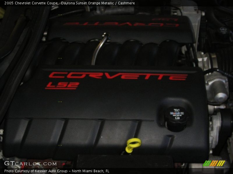 Daytona Sunset Orange Metallic / Cashmere 2005 Chevrolet Corvette Coupe