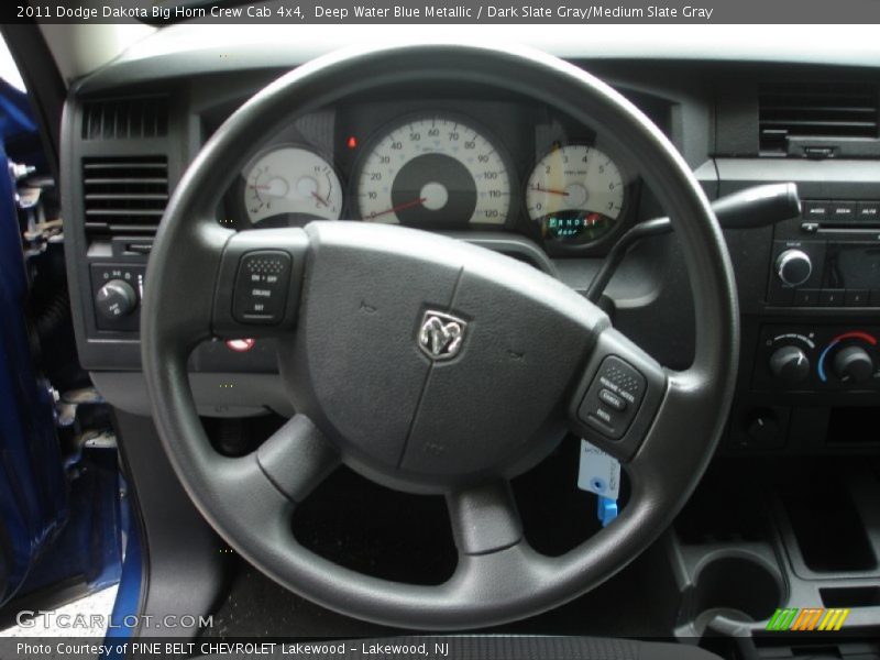  2011 Dakota Big Horn Crew Cab 4x4 Steering Wheel