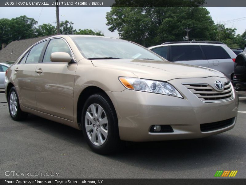 Desert Sand Metallic / Bisque 2009 Toyota Camry XLE