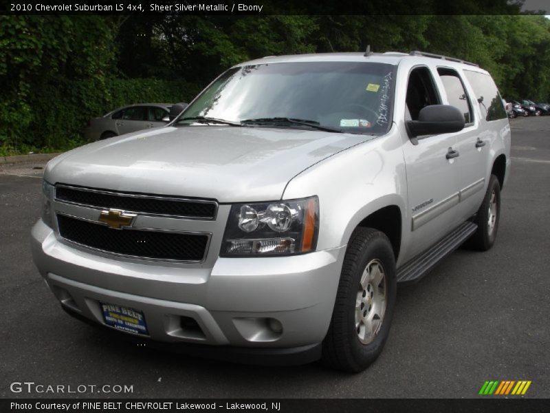 Sheer Silver Metallic / Ebony 2010 Chevrolet Suburban LS 4x4
