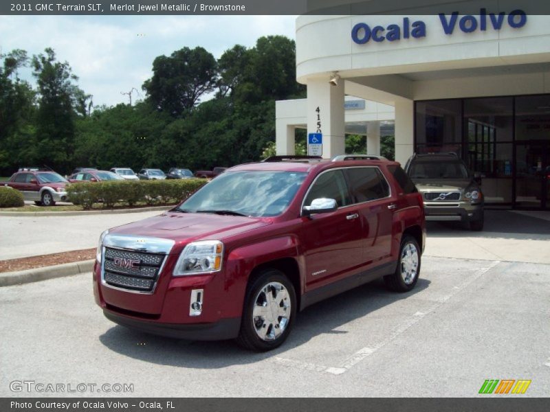 Merlot Jewel Metallic / Brownstone 2011 GMC Terrain SLT