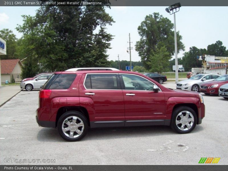 Merlot Jewel Metallic / Brownstone 2011 GMC Terrain SLT