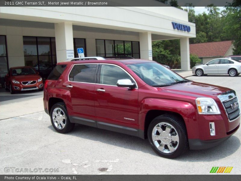 Merlot Jewel Metallic / Brownstone 2011 GMC Terrain SLT