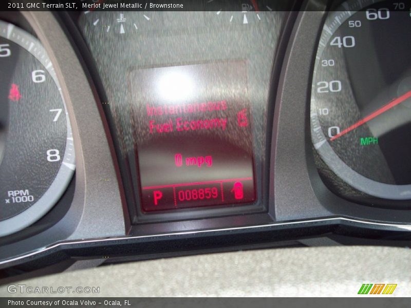 Merlot Jewel Metallic / Brownstone 2011 GMC Terrain SLT