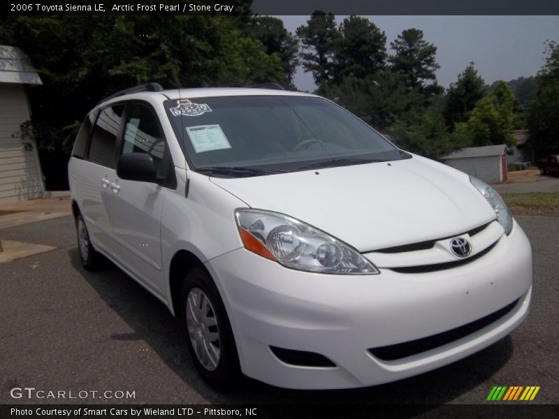 Arctic Frost Pearl / Stone Gray 2006 Toyota Sienna LE