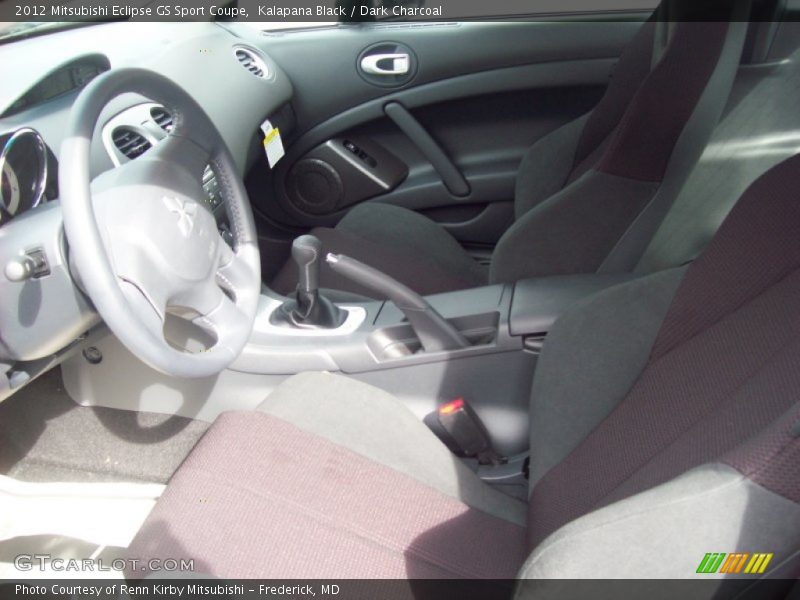  2012 Eclipse GS Sport Coupe Dark Charcoal Interior