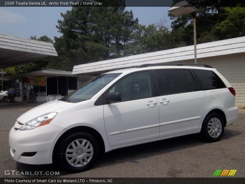 Arctic Frost Pearl / Stone Gray 2006 Toyota Sienna LE