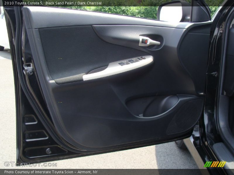 Black Sand Pearl / Dark Charcoal 2010 Toyota Corolla S