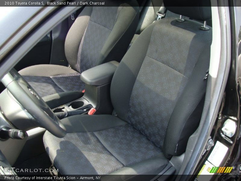 Black Sand Pearl / Dark Charcoal 2010 Toyota Corolla S