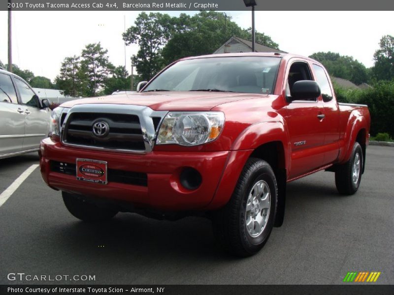 Barcelona Red Metallic / Graphite 2010 Toyota Tacoma Access Cab 4x4