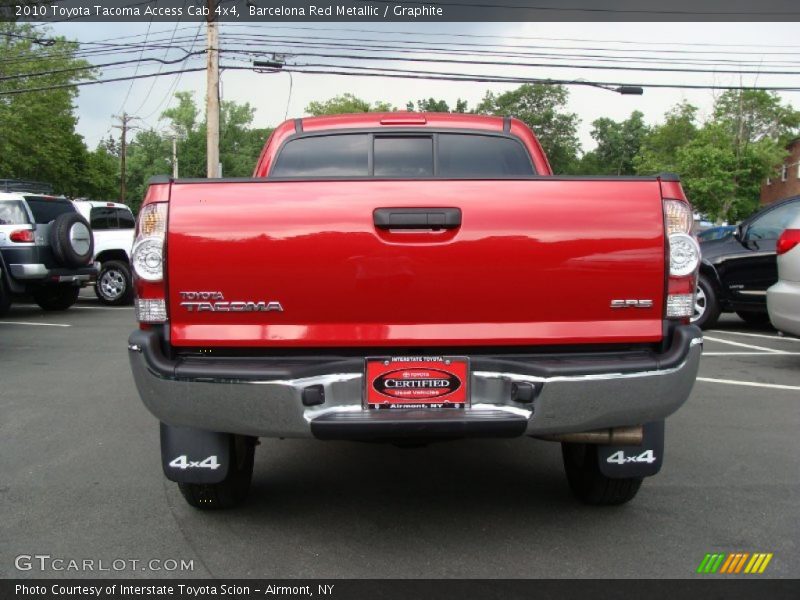 Barcelona Red Metallic / Graphite 2010 Toyota Tacoma Access Cab 4x4