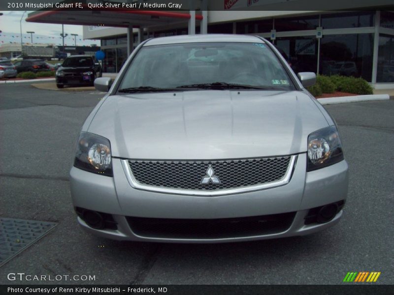 Quick Silver Pearl / Medium Gray 2010 Mitsubishi Galant FE