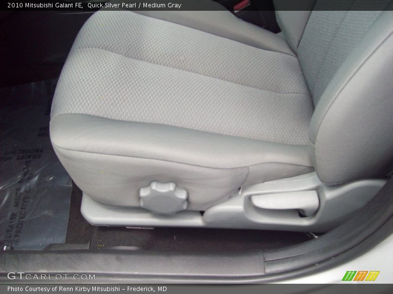 Quick Silver Pearl / Medium Gray 2010 Mitsubishi Galant FE