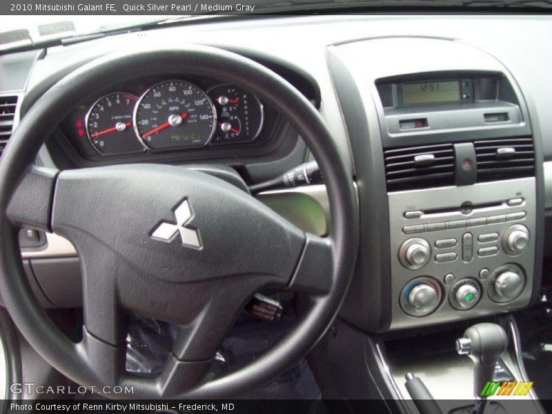 Quick Silver Pearl / Medium Gray 2010 Mitsubishi Galant FE