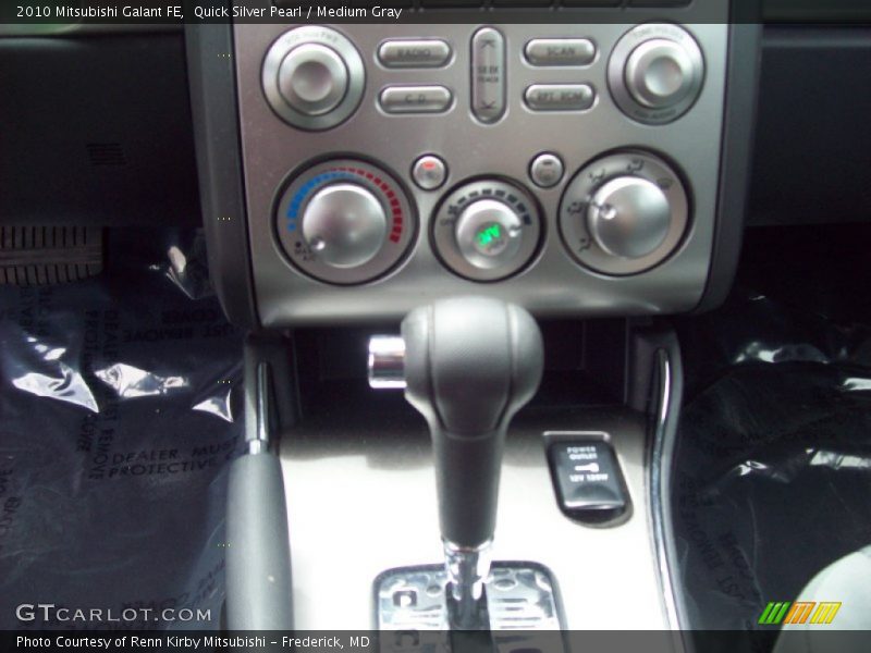 Quick Silver Pearl / Medium Gray 2010 Mitsubishi Galant FE
