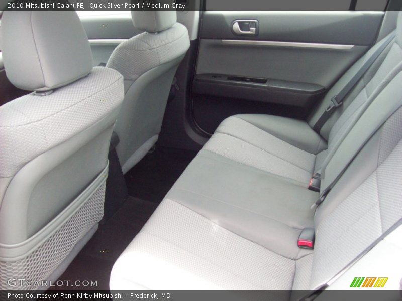 Quick Silver Pearl / Medium Gray 2010 Mitsubishi Galant FE