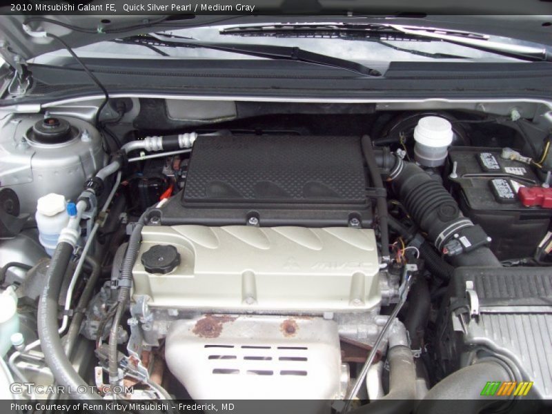 Quick Silver Pearl / Medium Gray 2010 Mitsubishi Galant FE
