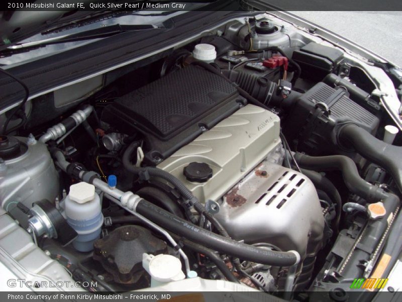 Quick Silver Pearl / Medium Gray 2010 Mitsubishi Galant FE