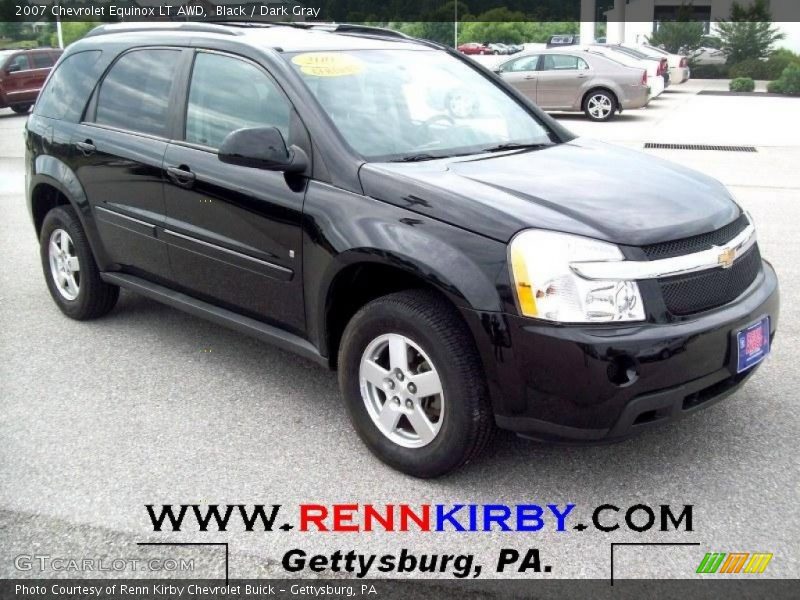 Black / Dark Gray 2007 Chevrolet Equinox LT AWD