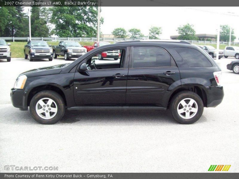 Black / Dark Gray 2007 Chevrolet Equinox LT AWD