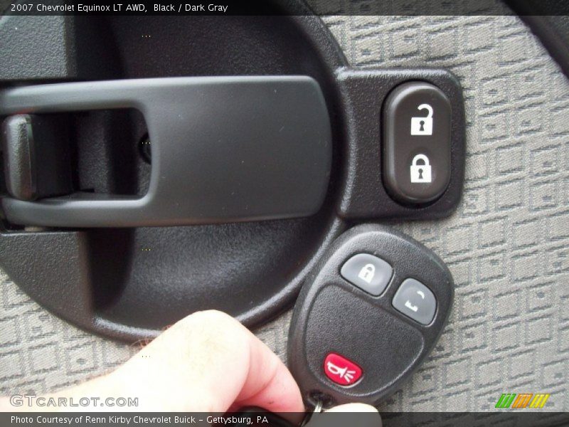 Black / Dark Gray 2007 Chevrolet Equinox LT AWD