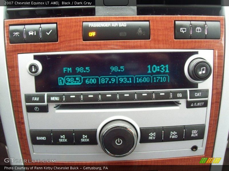 Black / Dark Gray 2007 Chevrolet Equinox LT AWD