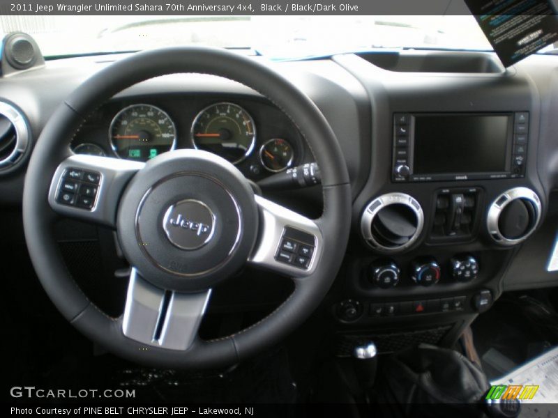 Dashboard of 2011 Wrangler Unlimited Sahara 70th Anniversary 4x4