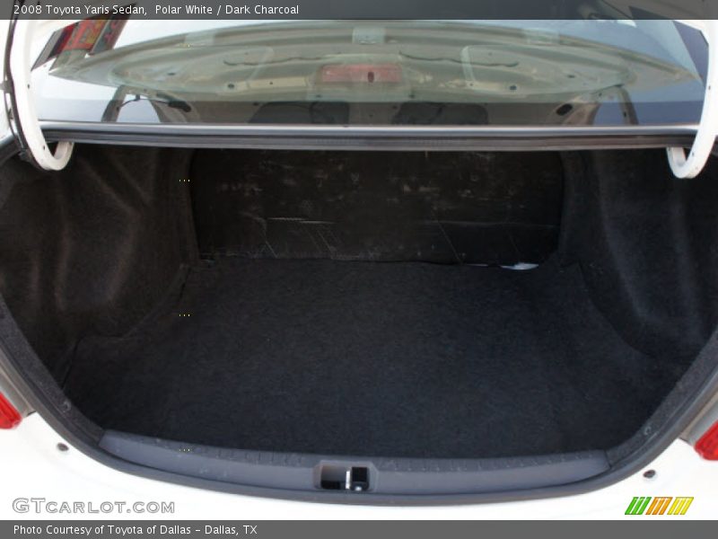 Polar White / Dark Charcoal 2008 Toyota Yaris Sedan