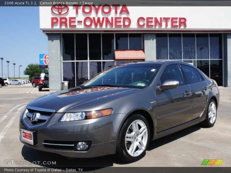 Carbon Bronze Metallic / Taupe 2008 Acura TL 3.2