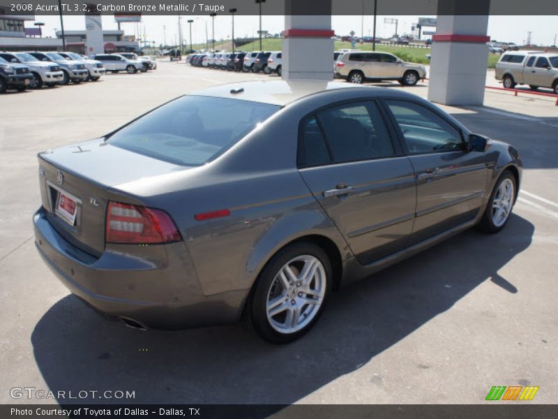 Carbon Bronze Metallic / Taupe 2008 Acura TL 3.2