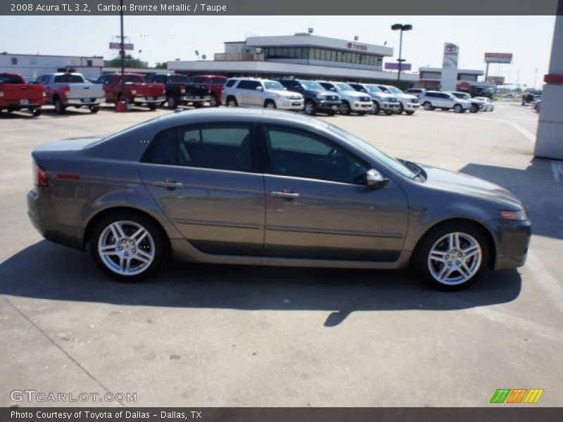 Carbon Bronze Metallic / Taupe 2008 Acura TL 3.2