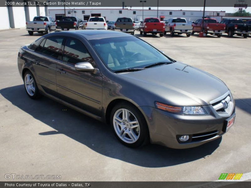 Carbon Bronze Metallic / Taupe 2008 Acura TL 3.2