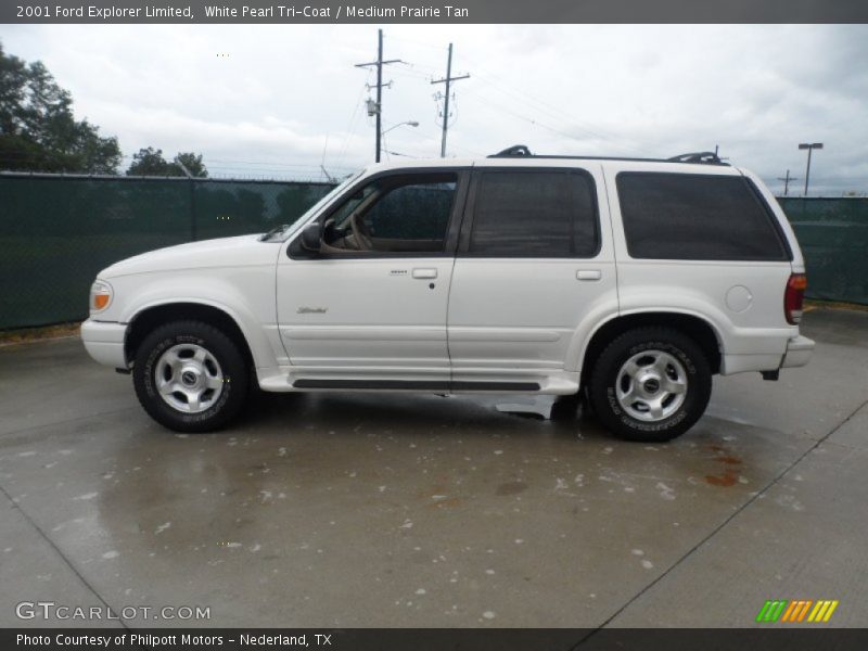  2001 Explorer Limited White Pearl Tri-Coat