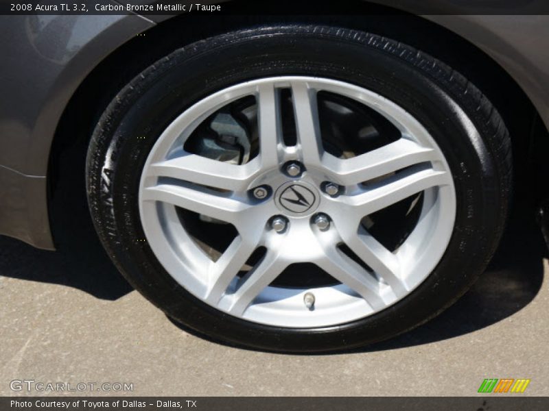 Carbon Bronze Metallic / Taupe 2008 Acura TL 3.2