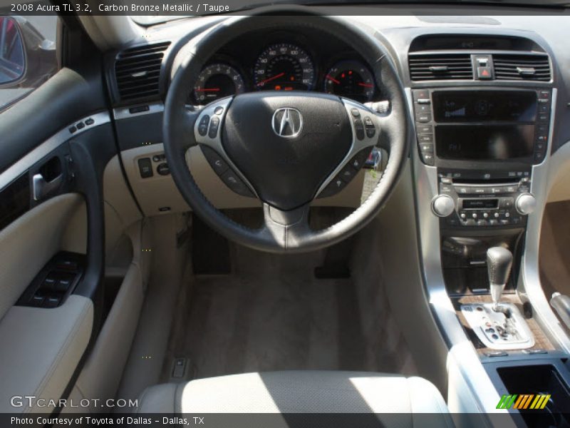 Carbon Bronze Metallic / Taupe 2008 Acura TL 3.2