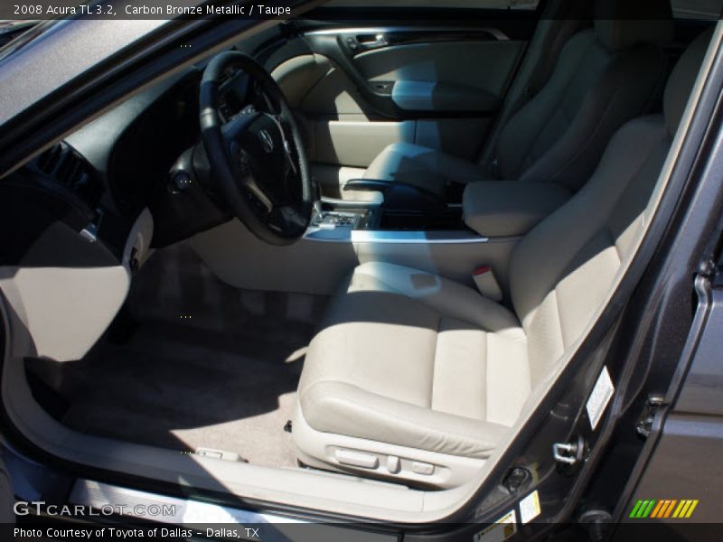 Carbon Bronze Metallic / Taupe 2008 Acura TL 3.2