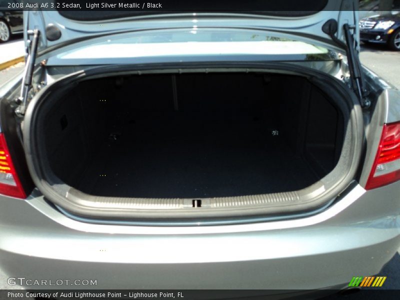 Light Silver Metallic / Black 2008 Audi A6 3.2 Sedan