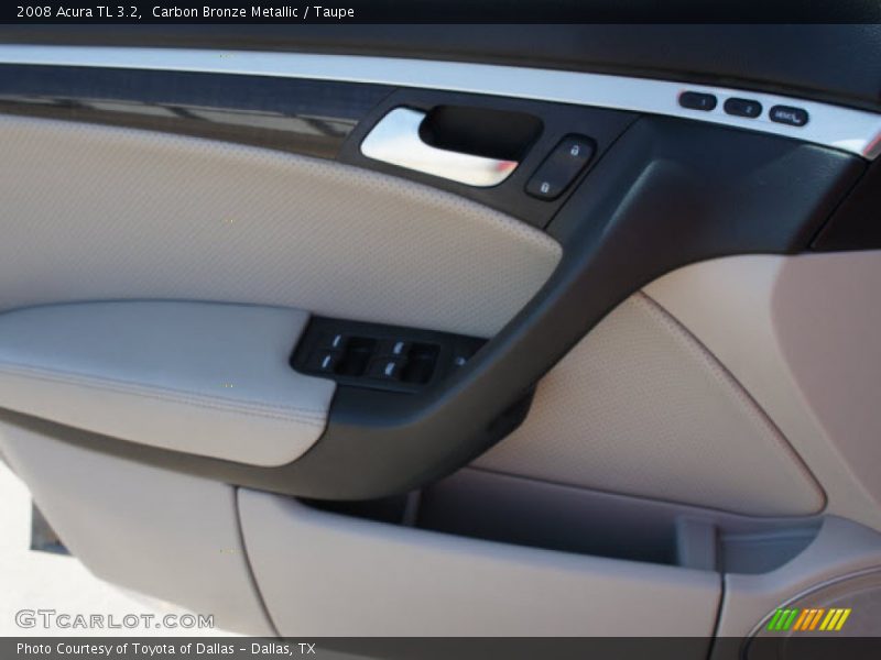 Carbon Bronze Metallic / Taupe 2008 Acura TL 3.2
